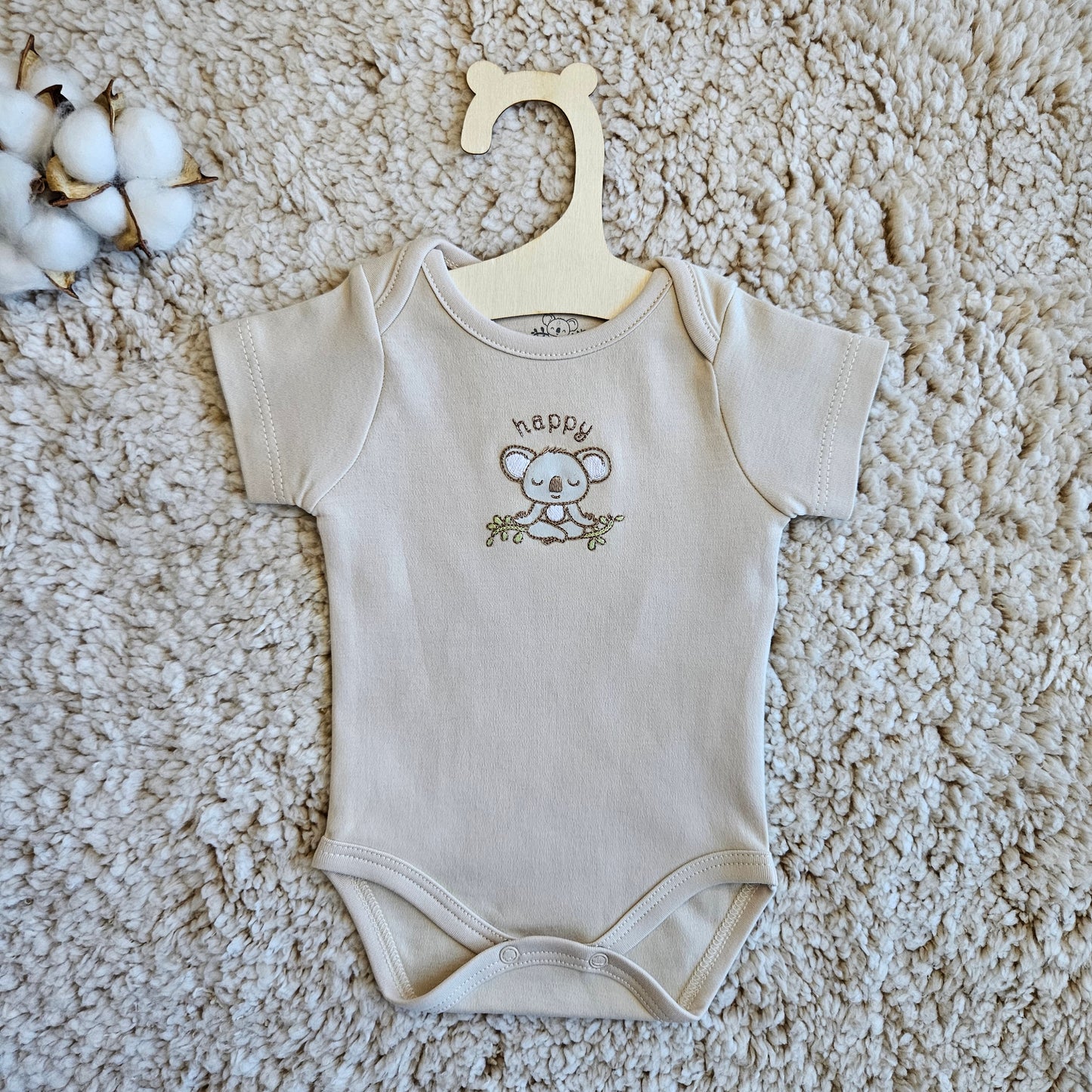 Pima Cotton Short Sleeve Bodysuit | Hypoallergenic Baby Clothes for All-Day Comfort | Joey's Closet