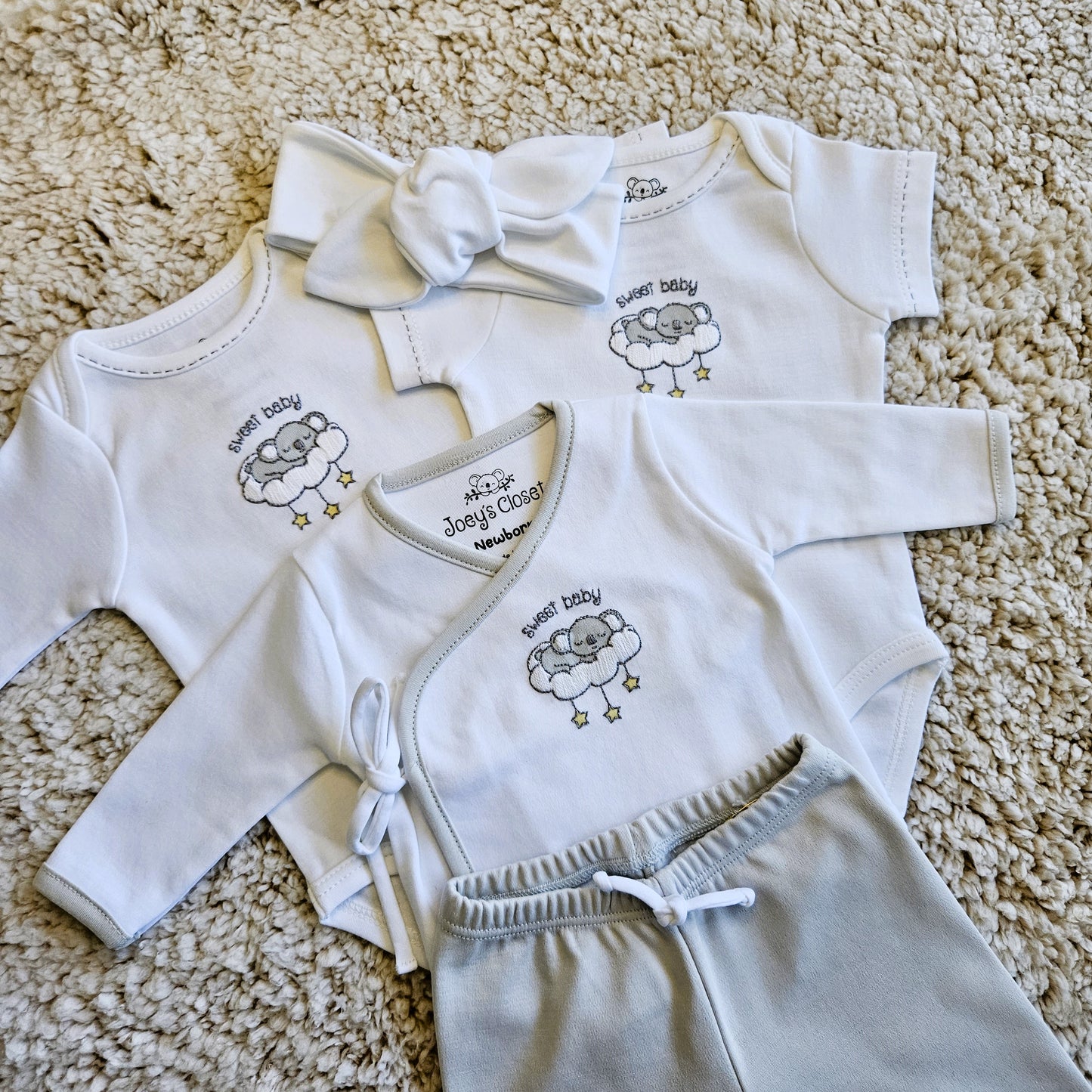 Joey’s Closet Sweet Baby | Soft and Gentle Pima cotton | hypoallergenic design
