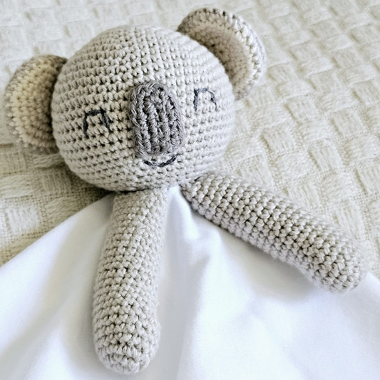 Soft Cotton Baby Lovey with Koala | Snuggly Baby Blanket for Newborn Cuddles | Joeyscloset.com
