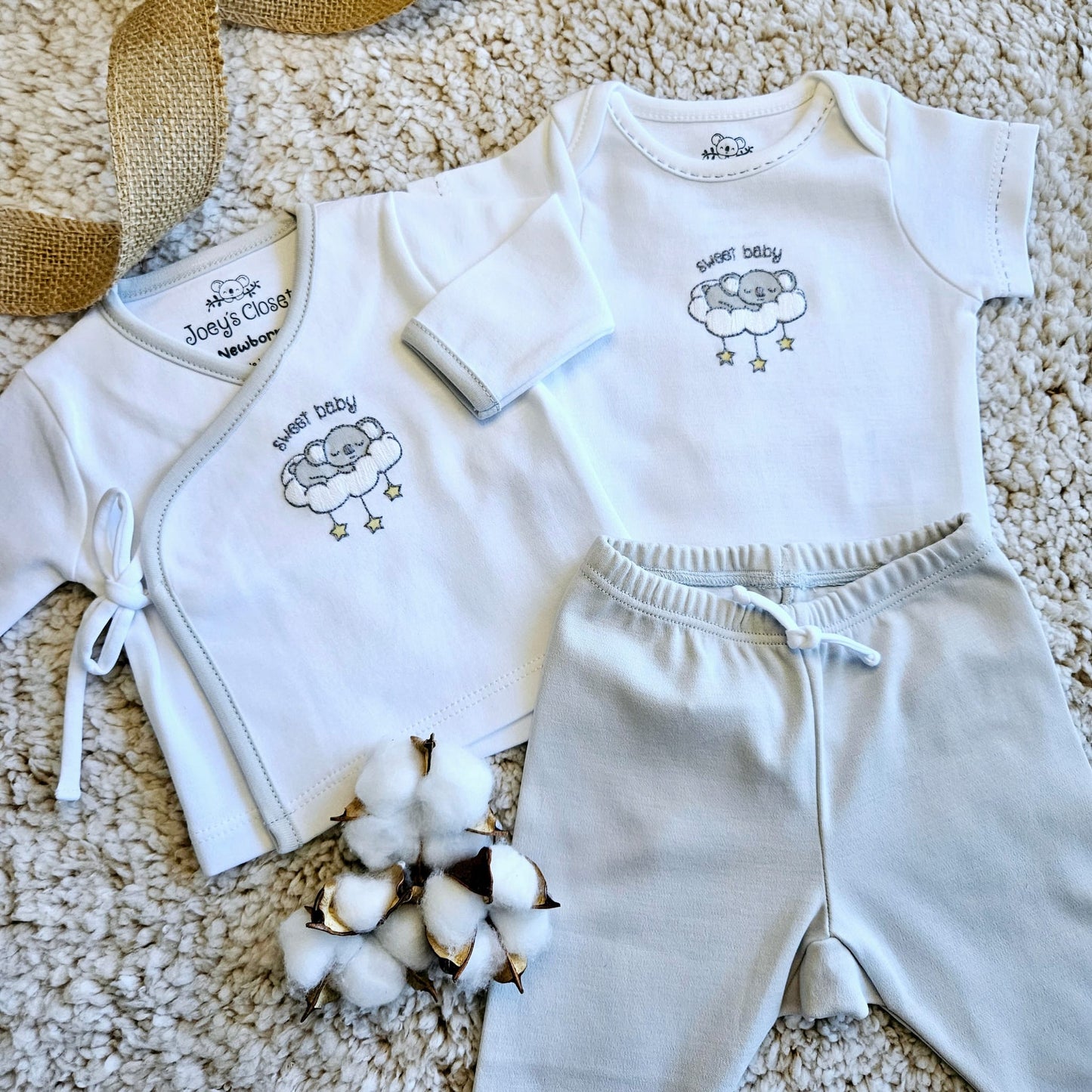 Joey’s Closet Sweet Baby Collection Jacket | Pure comfort in soft Pima cotton for babies