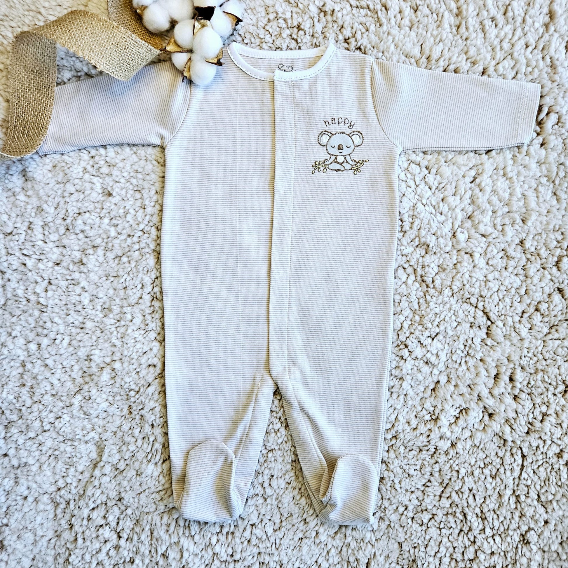 Happy Koala Baby Footie | Baby Clothing for Sensitive Skin | Joeyscloset.com