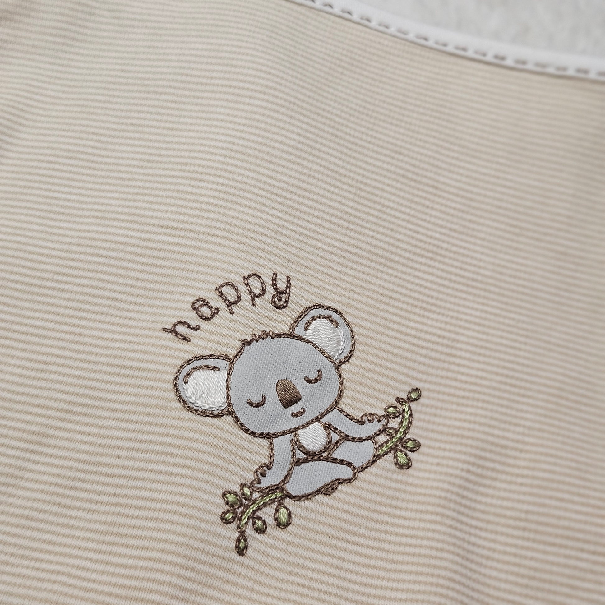 Happy Koala Hypoallergenic Bib for Cozy, Safe Comfort | Soft Pima cotton for Babies
