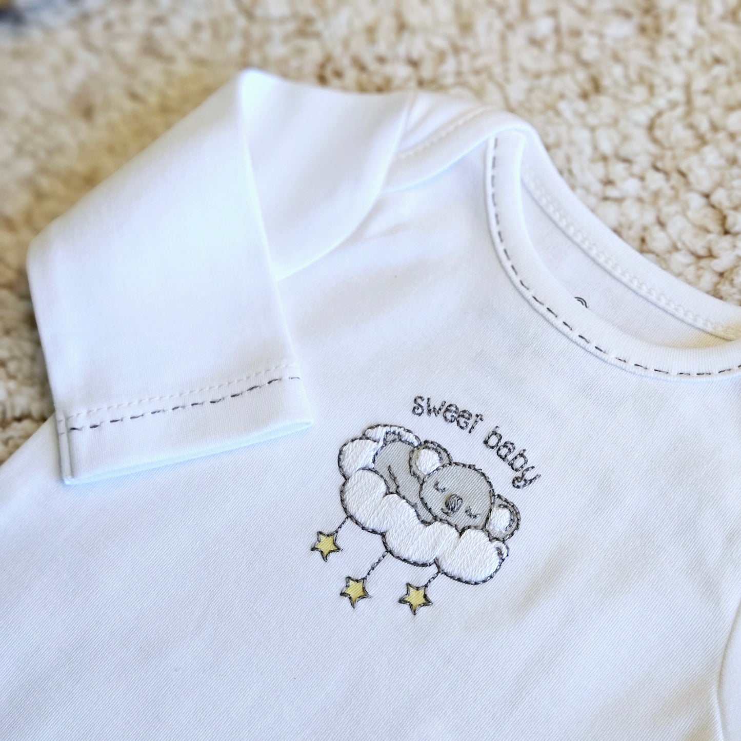 Luxurious Long Sleeve Hypoallergenic Pima Cotton Bib for Newborns | Free from allergens | Joey’s Closet