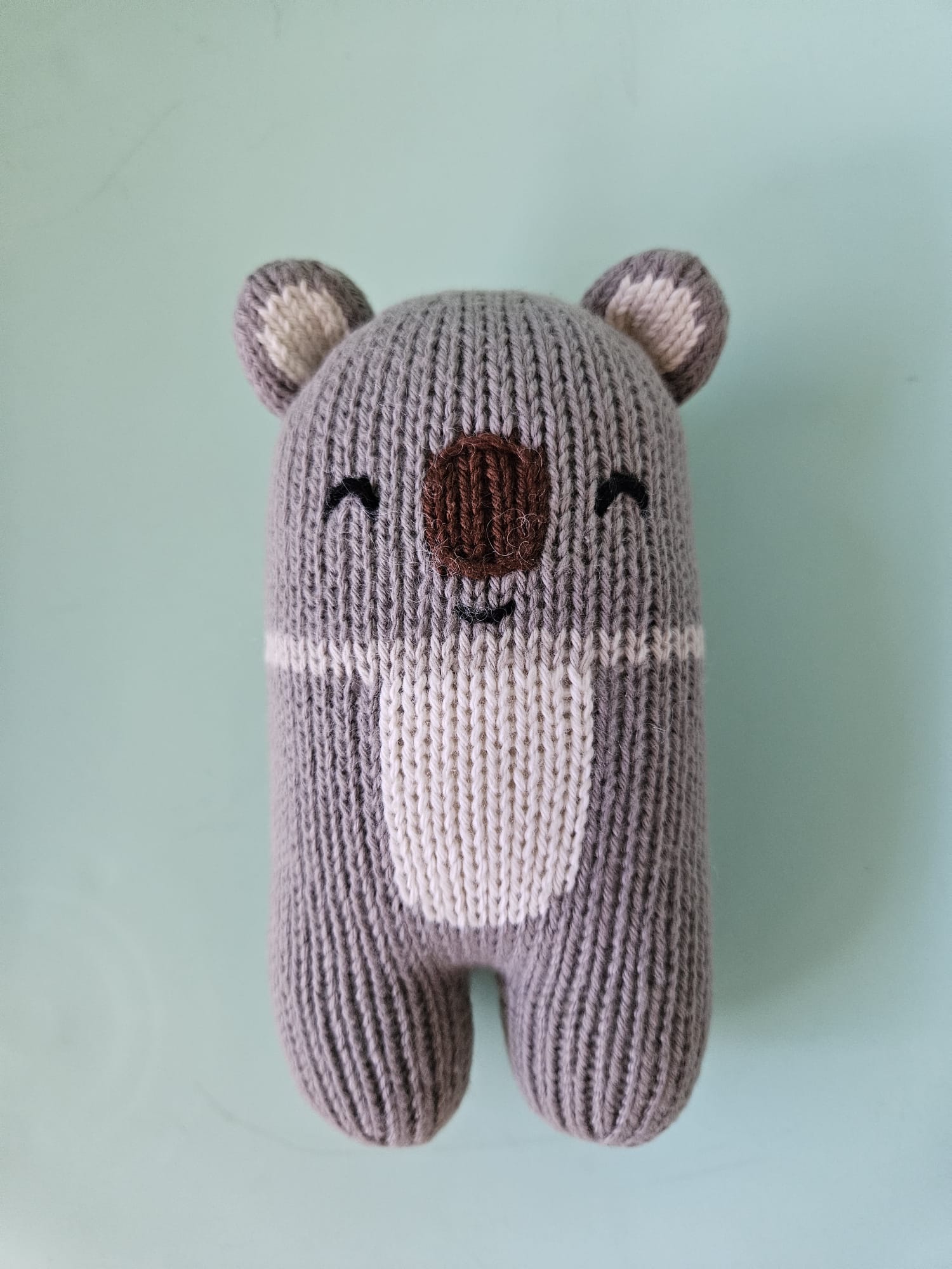 Handmade embroidered koala plush for newborns | Hypoallergenic and crafted for comfort